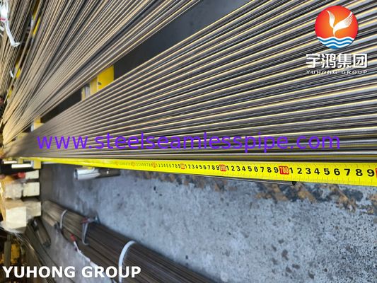 ASTM A213 TP312H Ατσάλινος σωλήνας χωρίς συγκόλληση φωτεινή επιφάνεια για εναλλάκτη θερμότητας
