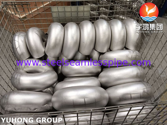 ASTM A403 WP321-S 180° Short Radius Elbow - Stainless Steel Pipe Fitting for Petrochemical & Power Plant Piping Systems​​