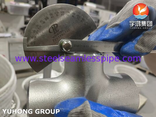 ASTM A403 WP317-S Stainless Steel Equal Tee for Petrochemical, Buttweld Fittings ANSI B16.9