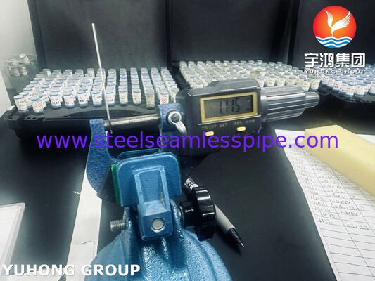 SUS304 X5CrNi18-9 Ιατρικού Βαθμού Ανοξείδωτος Σωλήνας Τριχοειδούς για Χειρουργικά Εργαλεία