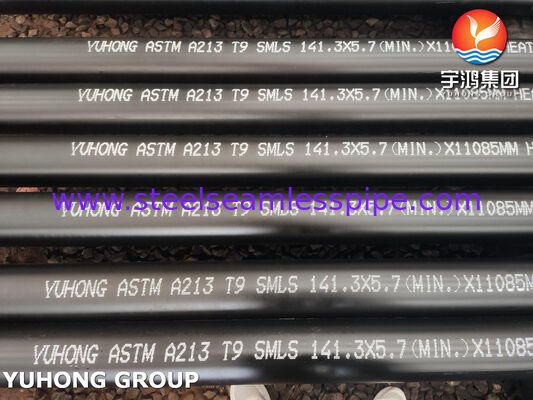 ASTM A213 T9 / UNS K90941 Ασυρματη χαλυβδοσωλήνες για υπερθερμαντήρες λέβητα και εναλλάκτες θερμότητας