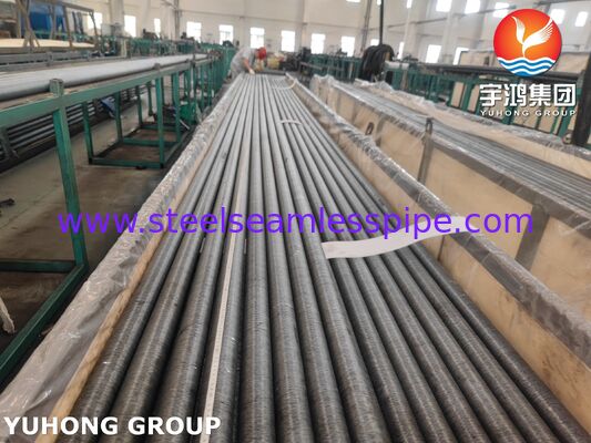 ASME SA209 Σωλήνας με ενσωματωμένα πτερύγια από ανθρακούχο χάλυβα με πτερύγια AL1060 για εναλλάκτες θερμότητας