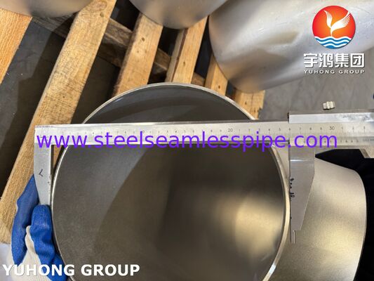 Εξάρτημα από ανοξείδωτο χάλυβα ASTM A403 WP316L, αγκώνας 90 μοιρών, συγκολλημένος με άκρες