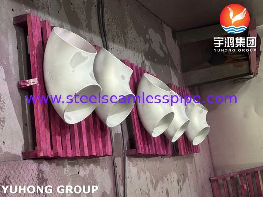 Εξάρτημα από ανοξείδωτο χάλυβα ASTM A403 WP316L, αγκώνας 90 μοιρών, συγκολλημένος με άκρες