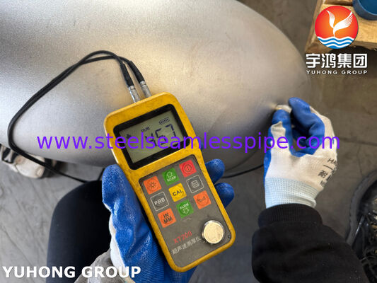 Εξάρτημα από ανοξείδωτο χάλυβα ASTM A403 WP316L, αγκώνας 90 μοιρών, συγκολλημένος με άκρες