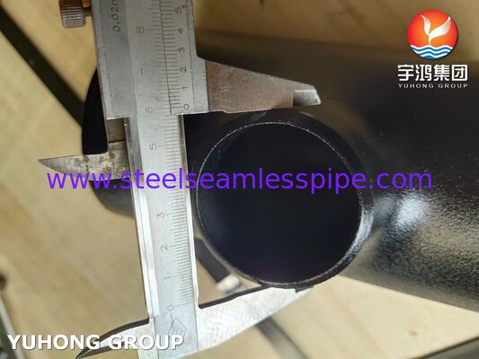 Εξάρτημα από ανθρακούχο χάλυβα ASTM A234 WPB, μειωτικό T, συγκολλημένο με οπίσθια συγκόλληση