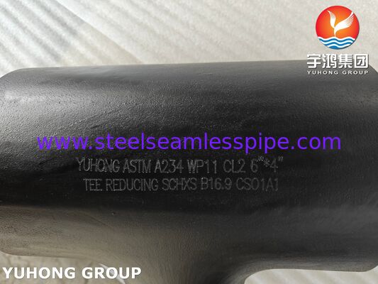 Εγκατασκευή από κράμα χάλυβα ASTM A234 WP11 CL2 που συγκολλείται με μύτη για τη χημική βιομηχανία