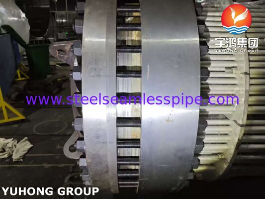 Ανταλλάκτης θερμότητας με πλωτή κεφαλή με σωλήνες 316L και διάτρητη πλάκα SA350 LF2/316L Clad για οικονομικά αποδοτική διαχείριση της διάβρωσης