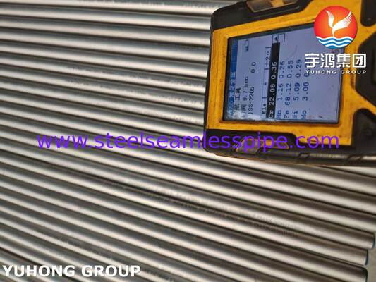 Σωλήνας από ανοξείδωτο χάλυβα διπλής φάσης ASTM A790 S32205 για τη βιομηχανία πετρελαίου και φυσικού αερίου