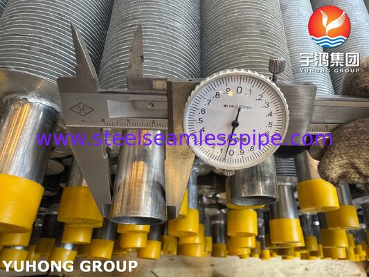 EN 10217-7 1.4301 Εξωθημένο σωλήνα με πτερύγια για λέβητες και ψύκτες αέρα