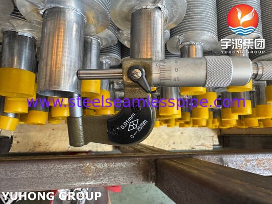 EN 10217-7 1.4301 Εξωθημένο σωλήνα με πτερύγια για λέβητες και ψύκτες αέρα