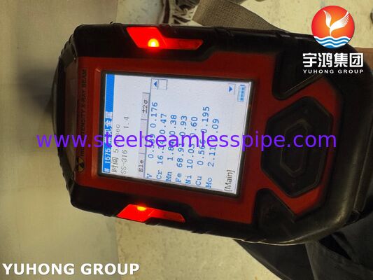 ASTM A312 TP316L Αδιάβροχος σωλήνας από ανοξείδωτο χάλυβα για διυλιστήριο πετρελαίου και φυσικού αερίου