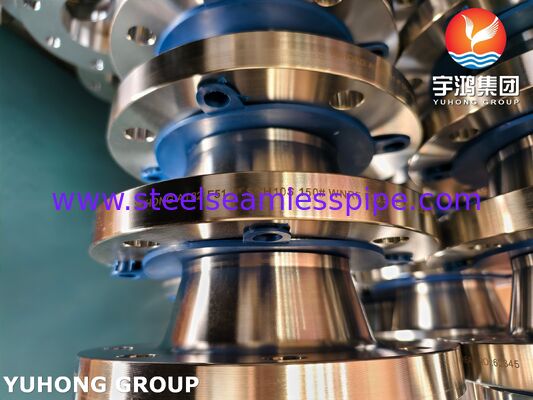 ASTM A182 F51 S31803 Διπλός Χάλυβας Σφυρήλατη Φλάντζα Weldneck 150#-2500# B16.5