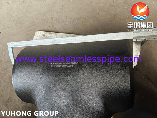 ASTM A860 WPHY42-S Equal Tee Υψηλής αντοχής σιδηρουργική συγκόλληση για συστήματα αγωγών υψηλής πίεσης