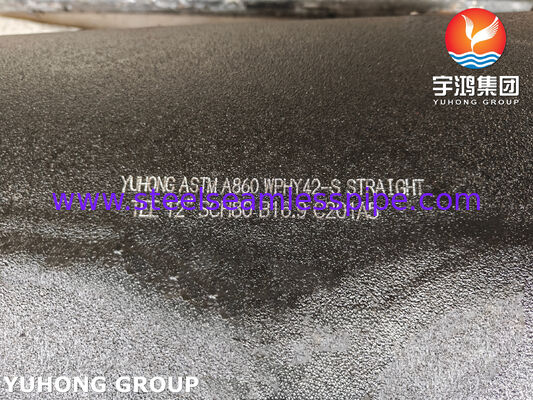 ASTM A860 WPHY42-S Equal Tee Υψηλής αντοχής σιδηρουργική συγκόλληση για συστήματα αγωγών υψηλής πίεσης