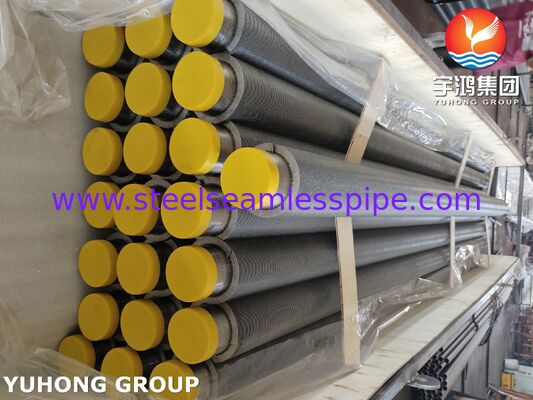 Α335 P9 HFW Φτερωτοί σωλήνες για ανταλλακτές θερμότητας υψηλής θερμοκρασίας Φτερά από ατσάλι άνθρακα