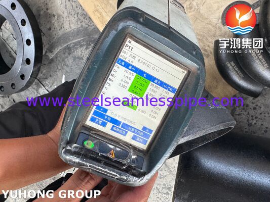 Συγκεντρωτικός ελαττωτής ASTM A234 WP11 CL2 Σύνθετο ατσάλι Buttweld που ταιριάζει έως και 64"