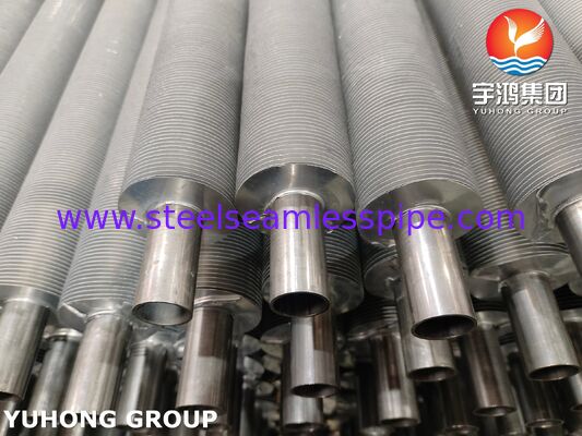 EN 10217-7 1.4301 Εκχυλισμένοι σωλήνες φιν για ψύκτες αέρα Ανάκτηση θερμότητας