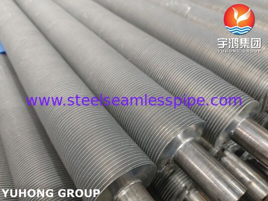 EN 10217-7 1.4301 Εκχυλισμένοι σωλήνες φιν για ψύκτες αέρα Ανάκτηση θερμότητας