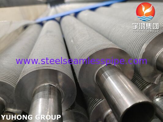 EN 10217-7 1.4301 Εκχυλισμένοι σωλήνες φιν για ψύκτες αέρα Ανάκτηση θερμότητας