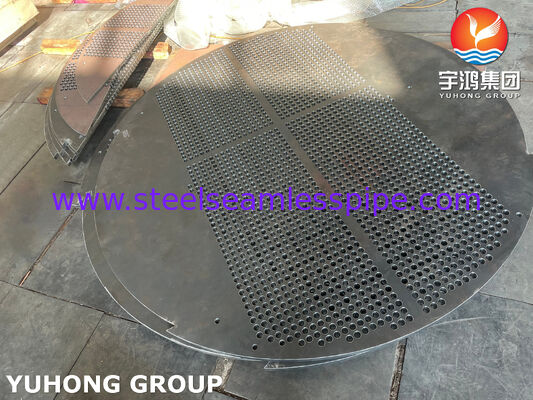 Πίνακας στήριξης ASME SA516 GR 70 για εναλλάκτη θερμότητας