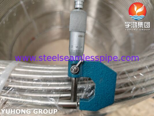 ASTM A269 TP316L Ατσάλινο φωτεινό αναψυκτικό σωλήνα για βιομηχανικές εφαρμογές υγρών