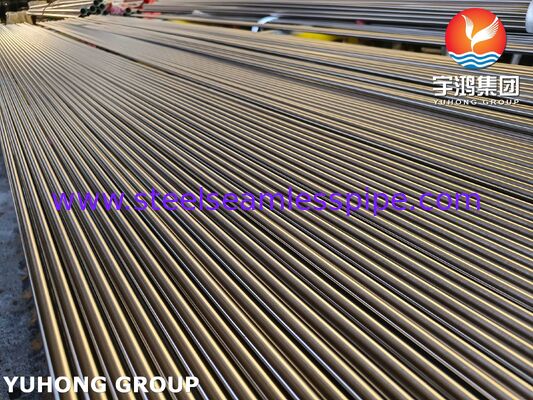 ASTM A213 TP321H Φωτεινός αναβρασμένος άψογος σωλήνας από ανοξείδωτο χάλυβα με υψηλή αντοχή στη διάβρωση και την υψηλή αντοχή στην έλξη σε θερμοκρασία για ανταλλακτές θερμότητας