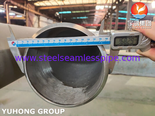 ASTM A376 TP347H Χλωρίδιο από ανοξείδωτο χάλυβα για βιομηχανικές εφαρμογές υψηλής θερμοκρασίας και πίεσης