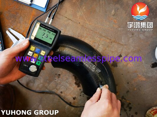 Εγκατάσταση σωλήνων χάλυβα από κράμα Cr-Mo με 90° αγκώνα για σωλήνες μεσαίας και υψηλής θερμοκρασίας και πίεσης