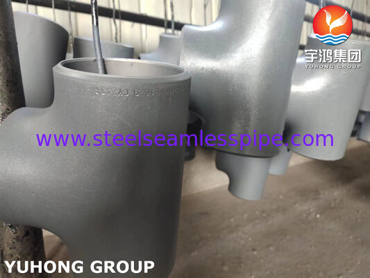 ASTM A234 WPB Tee, High Strength Carbon Steel Butt Weld Tee για συστήματα αγωγών πετρελαίου, φυσικού αερίου και νερού