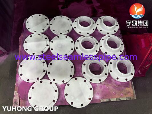 Φλάντζα Σφυρηλατημένη από Ωστενιτικό Ανοξείδωτο Χάλυβα ASME SA182 F304 για Βιομηχανικά Συστήματα Σωληνώσεων Συμβατή με το Πρότυπο ASME B16.5