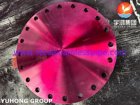 ASTM A182 F55 Супер дуплексная нержавеющая сталь глухой фланец с повышенной поверхностью класс 150-1500