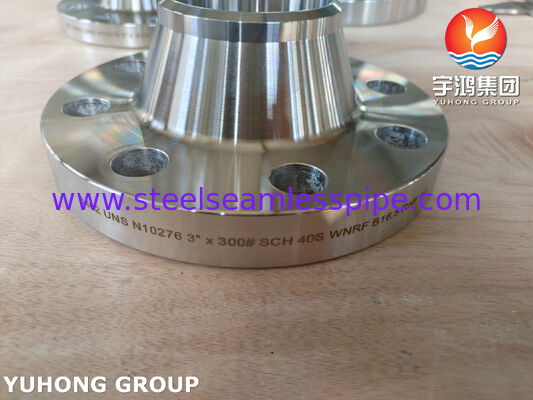 ASTM B564 N10276 SO RF Flange, Hastelloy C276 Slip-On Nickel-Based Alloy Raised Face Forged Flange (Συλλογή χάλυβα με βάση το νικέλιο)