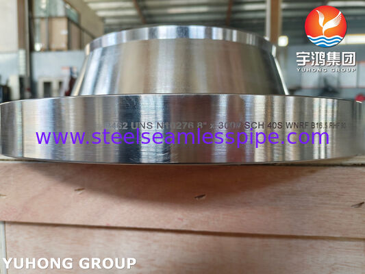 ASTM B564 N10276 SO RF Flange, Hastelloy C276 Slip-On Nickel-Based Alloy Raised Face Forged Flange (Συλλογή χάλυβα με βάση το νικέλιο)