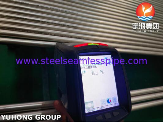 ASTM SB338 R50400 Χαλύβδινος Σωλήνας από Κράμα Τιτανίου χωρίς Συγκόλληση με Υψηλή Αντοχή στη Διάβρωση και Χωρίς Συγκόλληση