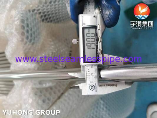 ASME SA249 Φωτεινός αναψυκτικός ανοξείδωτος χάλυβας 304 συγκολλημένος σωλήνας για αποστακτήρα, 3 / 4 " 20BWG