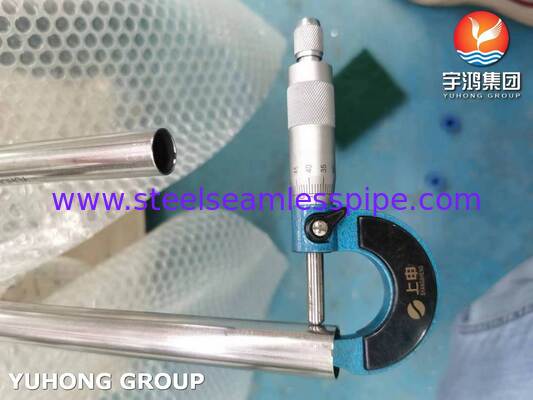 ASME SA249 Φωτεινός αναψυκτικός ανοξείδωτος χάλυβας 304 συγκολλημένος σωλήνας για αποστακτήρα, 3 / 4 " 20BWG