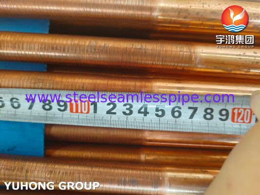 ASTM B111 C12200 Χάλκινος Χωρίς Συγκόλληση Σωλήνας, για Εναλλάκτη Θερμότητας Χάλκινος Χωρίς Συγκόλληση Σωλήνας