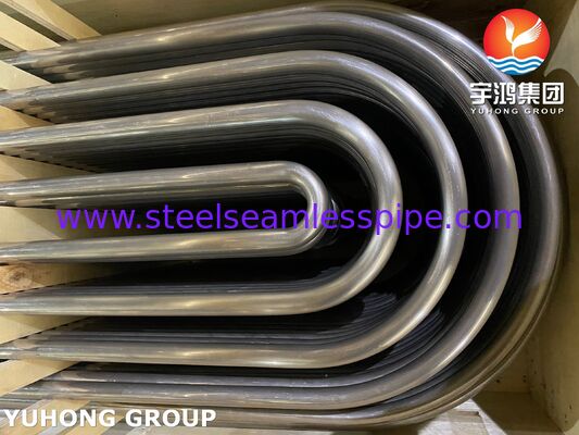 Τύπος ανταλλάκτη θερμότητας νικελίου, κράματος χάλυβα U Bend Monel400 ASME SB163 N04400