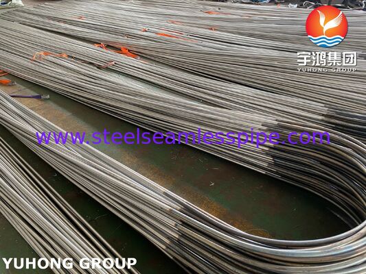 Τύπος ανταλλάκτη θερμότητας νικελίου, κράματος χάλυβα U Bend Monel400 ASME SB163 N04400