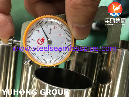 Σωλήνας από ανοξείδωτο χάλυβα 320 / 240 Grit ASTM A269 TP304L, φωτεινά ανόπτησης, για υγειονομικές εφαρμογές