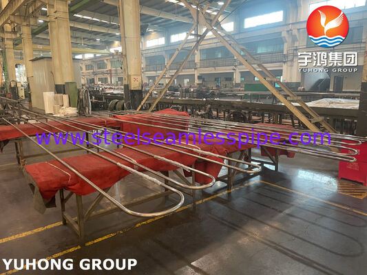 ASME SB163 Monel 400 Copper Nickel Alloy Seamless U bend Tube, TEMA Heat Exchanger, Shell και Tube Heat Exchanger Εφαρμογή