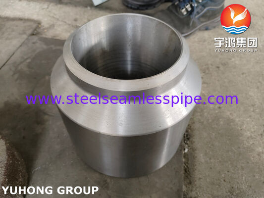 ASTM A105N Σφυρηλατητές από χάλυβα άνθρακα ASME Αυτοενισχυμένες βρύσες για δοχεία υπό πίεση