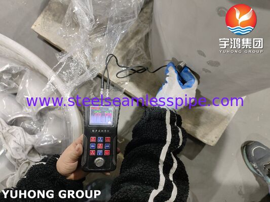 Εξαρτήματα Σωληνώσεων Συγκόλλησης Τριών Οπών Μεγάλης Διαμέτρου, Τετράγωνο Τετράγωνο ASTM A403 WP347-WX για Διαβρωτικά Υγρά B16.9