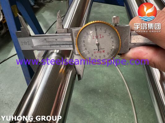 ASTM A270 3A TP304 BA Ατσάλι ατσάλινο Υγιεινός Χωρίς Σύνδεση σωλήνας για τη βιομηχανία ζάχαρης