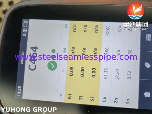 ASME SB171 C46400 Naval Brass Tubesheet for Marine & Heat Exchanger Applications with Corrosion-Resistant Properties