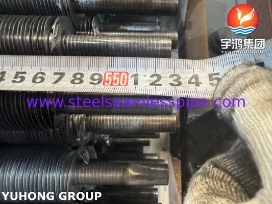 AL1060 Αλουμινένιο σωλήνα πτερύγιας L-ποδιού σε σωλήνα βάσης ASTM A179