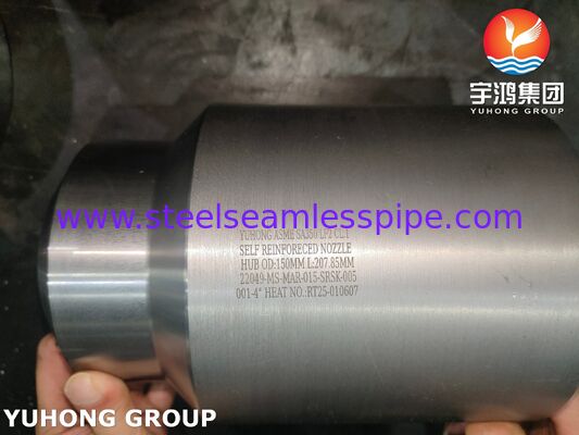 ASME SA350 LF2 CL1 Carbon Steel Αυτοενισχυόμενο Ακροφύσιο Σφυρηλατημένης Ολοκληρωμένης Ενίσχυσης