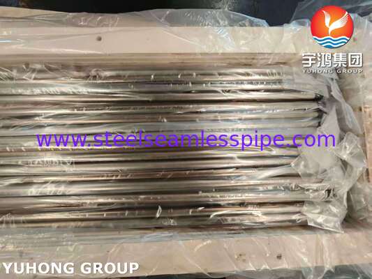 ASME SB163 UNS N02201 Χαλκοσωλήνας από κράμα νικελίου χωρίς συγκόλληση για εναλλάκτη θερμότητας και συμπυκνωτή
