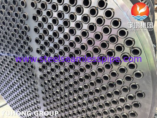 Bundles de tubos de latón de Almirantazgo C44300 con tubos sin costura ASME SB111 para intercambiadores de calor de agua de mar y refrigeración marina
